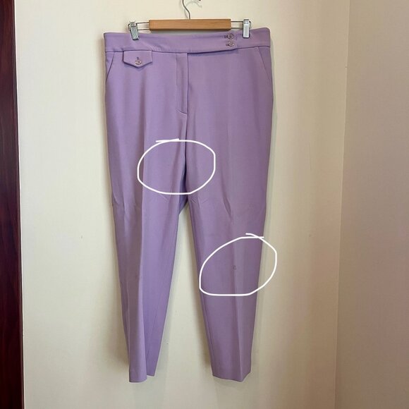 Veronica Beard Dickey Lavender Soft Lilac Purple Dickey Suit Blazer Pants Sz 14 - Picture 6 of 15